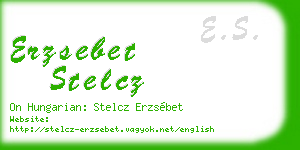 erzsebet stelcz business card